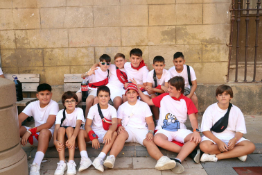 Fotos del cohete de fiestas de Cintruénigo./
