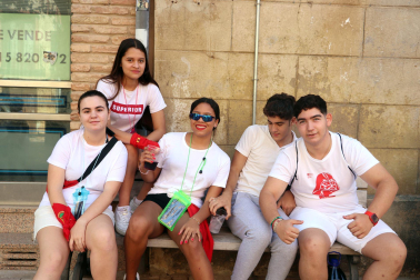 Fotos del cohete de fiestas de Cintruénigo./