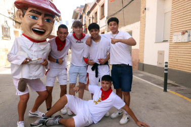 Fotos del cohete de fiestas de Cintruénigo./