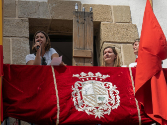 Fotos del cohete de fiestas de Artajona 2023.