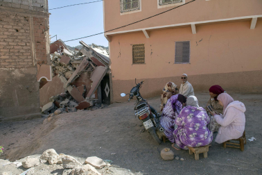 Imagen de los daños causados por el terremoto de magnitud 7 registrado este viernes por la noche en Marruecos.