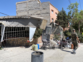 Daños causados por el terremoto de magnitud 7 registrado este viernes por la noche en Marruecos.