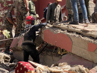 Daños causados por el terremoto de magnitud 7 registrado este viernes por la noche en Marruecos.