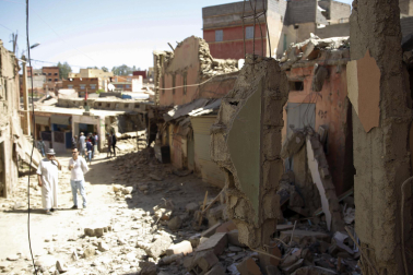 Fotos de los daños causados por el terremoto de magnitud 7 registrado este viernes por la noche en Marruecos. /