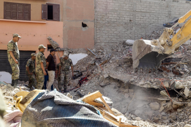 Fotos de los daños causados por el terremoto de magnitud 7 registrado este viernes por la noche en Marruecos. /