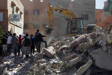 Fotos de los daños causados por el terremoto de magnitud 7 registrado este viernes por la noche en Marruecos. /