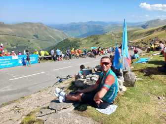 Fotos de la 14ª de la Vuelta Ciclista a España a su paso por Navarra.
