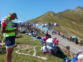 Fotos de la 14ª de la Vuelta Ciclista a España a su paso por Navarra.