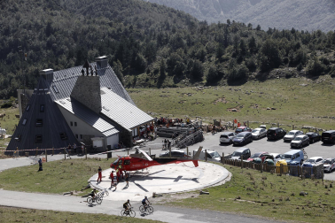 Fotos de Belagua, final de la 14ª etapa de la Vuelta Ciclista a España.