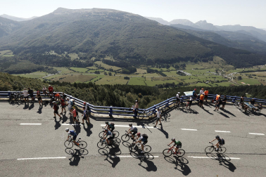 Fotos de Belagua, final de la 14ª etapa de la Vuelta Ciclista a España.