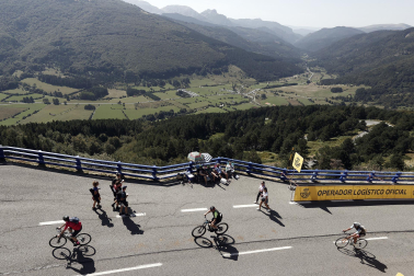 Fotos de Belagua, final de la 14ª etapa de la Vuelta Ciclista a España.
