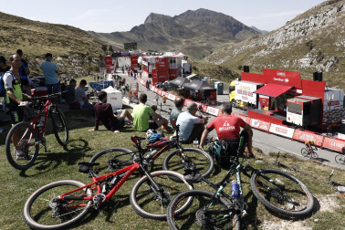 Fotos de Belagua, final de la 14ª etapa de la Vuelta Ciclista a España.