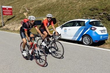 Fotos de la 14ª etapa de la Vuelta a su paso por Navarra