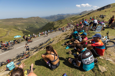 Fotos de la 14ª etapa de la Vuelta a su paso por Navarra