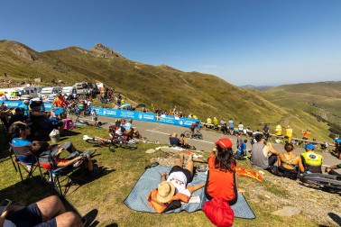 Fotos de la 14ª etapa de la Vuelta a su paso por Navarra