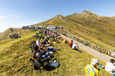 Fotos de la 14ª etapa de la Vuelta a su paso por Navarra