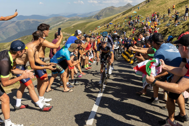 Fotos de la 14ª etapa de la Vuelta a su paso por Navarra