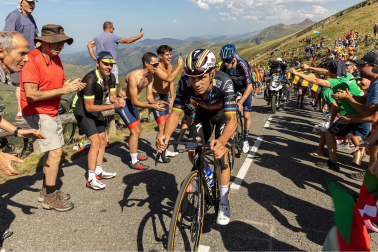 Fotos de la 14ª etapa de la Vuelta a su paso por Navarra