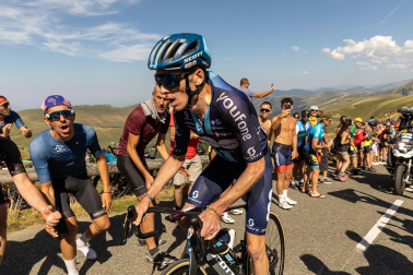 Fotos de la 14ª etapa de la Vuelta a su paso por Navarra