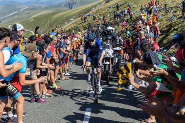 Fotos de la 14ª etapa de la Vuelta a su paso por Navarra