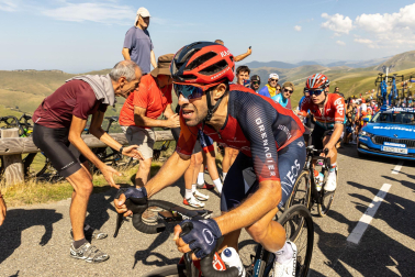 Fotos de la 14ª etapa de la Vuelta a su paso por Navarra