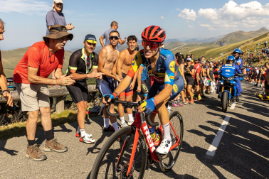 Fotos de la 14ª etapa de la Vuelta a su paso por Navarra