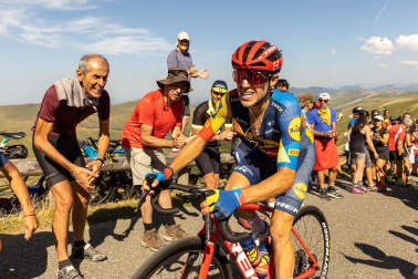 Fotos de la 14ª etapa de la Vuelta a su paso por Navarra