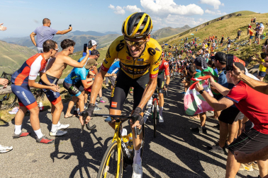 Fotos de la 14ª etapa de la Vuelta a su paso por Navarra