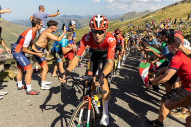 Fotos de la 14ª etapa de la Vuelta a su paso por Navarra