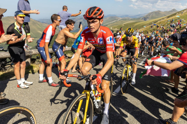 Fotos de la 14ª etapa de la Vuelta a su paso por Navarra