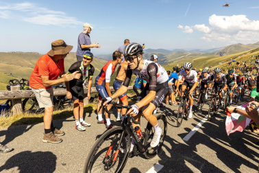 Fotos de la 14ª etapa de la Vuelta a su paso por Navarra