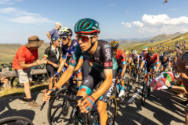 Fotos de la 14ª etapa de la Vuelta a su paso por Navarra