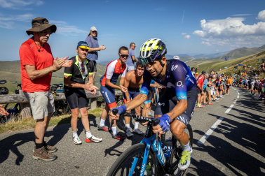 Fotos de la 14ª etapa de la Vuelta a su paso por Navarra