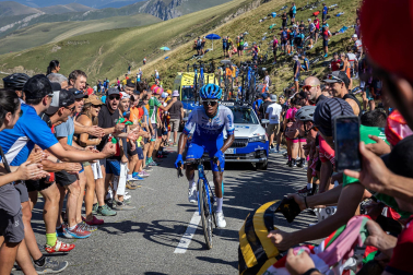Fotos de la 14ª etapa de la Vuelta a su paso por Navarra