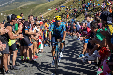 Fotos de la 14ª etapa de la Vuelta a su paso por Navarra