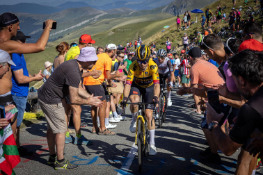 Fotos de la 14ª etapa de la Vuelta a su paso por Navarra