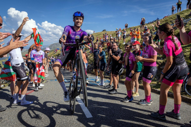 Fotos de la 14ª etapa de la Vuelta a su paso por Navarra