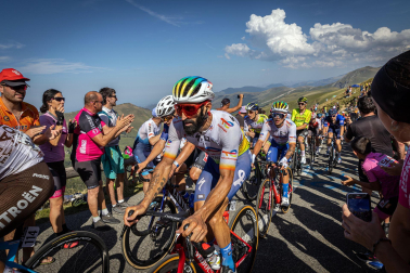 Fotos de la 14ª etapa de la Vuelta a su paso por Navarra