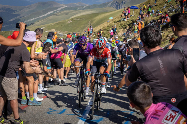 Fotos de la 14ª etapa de la Vuelta a su paso por Navarra