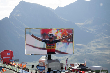 Fotos de la 14ª etapa de la Vuelta a su paso por Navarra