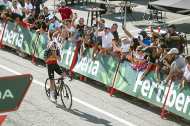 Fotos de la 14ª etapa de la Vuelta a su paso por Navarra
