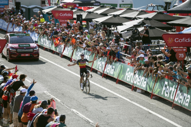 Fotos de la 14ª etapa de la Vuelta a su paso por Navarra