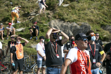 Fotos de la 14ª etapa de la Vuelta a su paso por Navarra