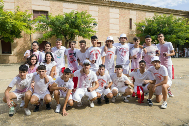 Imágenes del cohete de las fiestas de Fitero