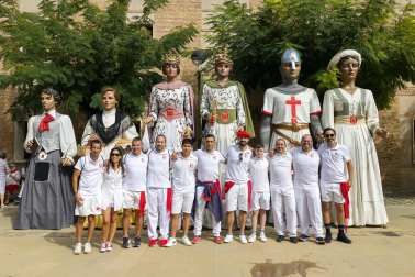 Imágenes del cohete de las fiestas de Fitero