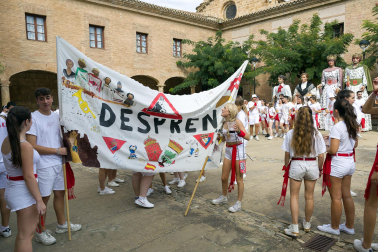 Imágenes del cohete de las fiestas de Fitero