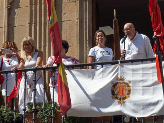 Fotos del cohete de las fiestas de Viana