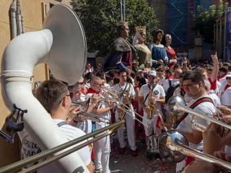 Fotos del cohete de las fiestas de Viana