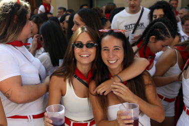 Fotos del cohete e inicio de las fiestas de Sangüesa