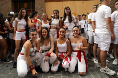 Fotos del cohete e inicio de las fiestas de Sangüesa